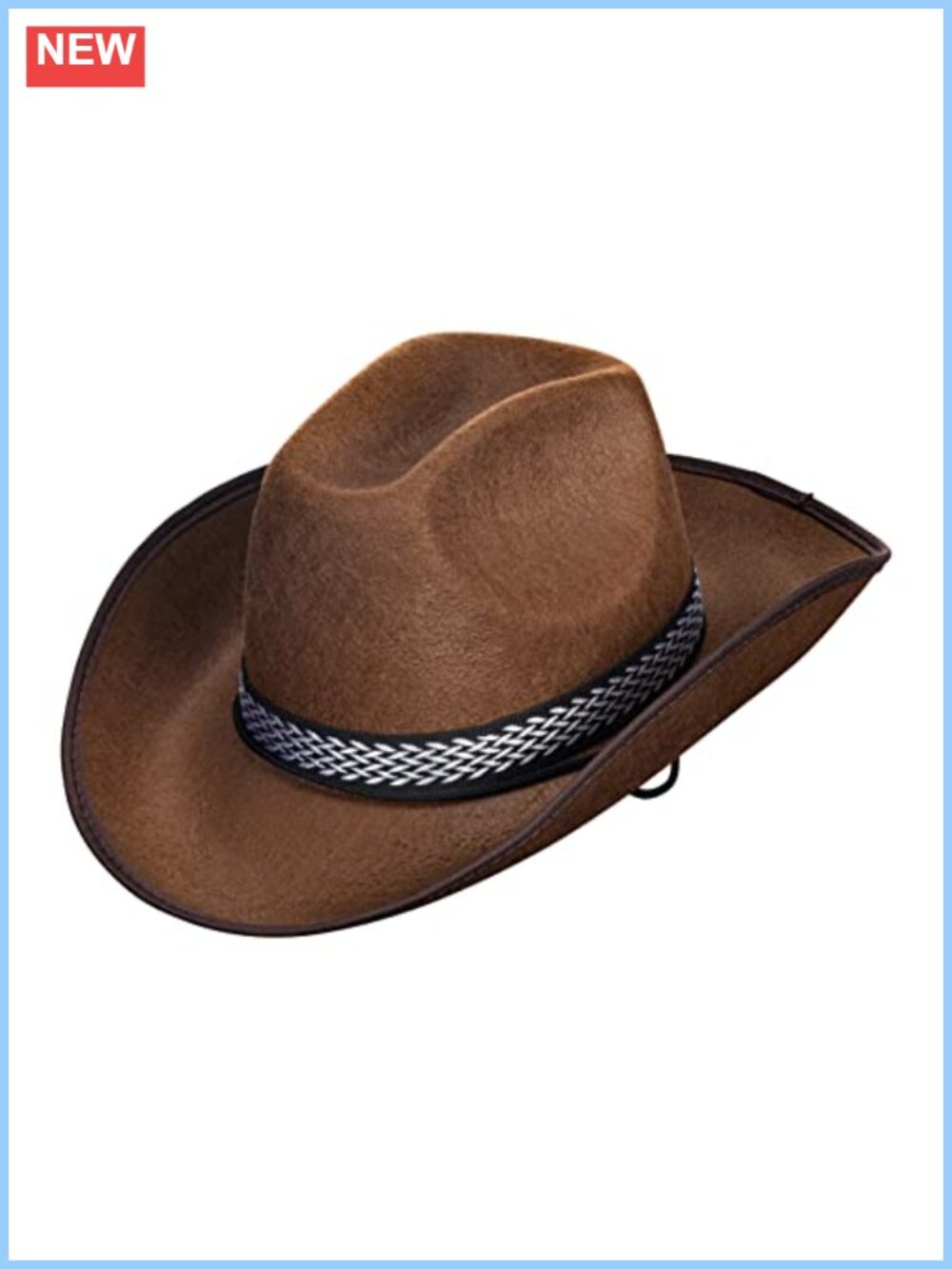 Cowboy Hat Western Party Hat Wide Brim Pinched Crown Adult Costume